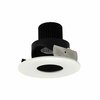 Nora Lighting 4in Iolite LED Pinhole, 10-Degree 800lm / 12W, 2700K, Matte White Pinhole / Matte White NIO-4RPHA50XWW